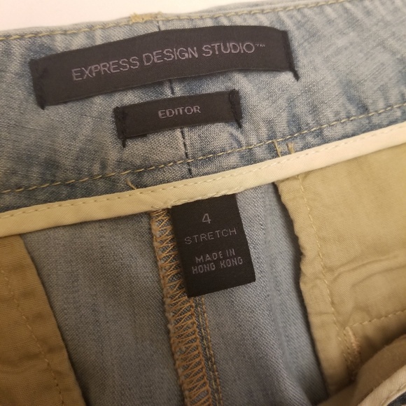 Express Editor Pant Flare Leg Light Blue 4 - Picture 4 of 6